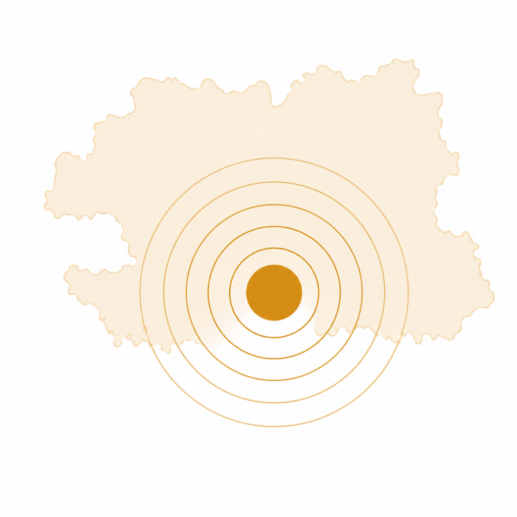 Hawk Pest map showing Essex & East London coverage for Pest and Wildlife management.