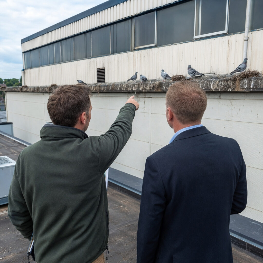 HAWK specialist assessing a commercial site