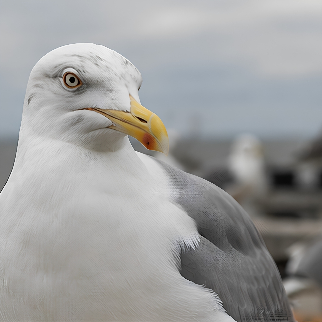 HAWK specialist attending an urgent bird and wildlife issue on a commercial rooftop